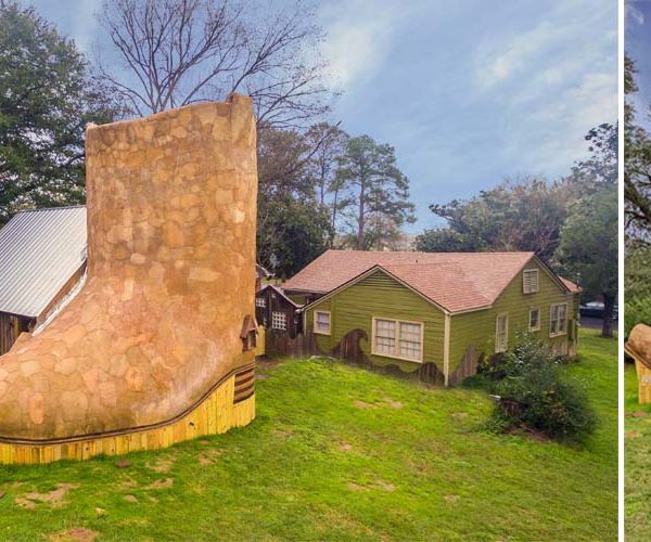 Une maison écolo en forme de santiag... pourquoi pas, si ça vous botte !