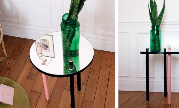 Tuto : Fabriquez une table d'appoint Art déco avec un miroir