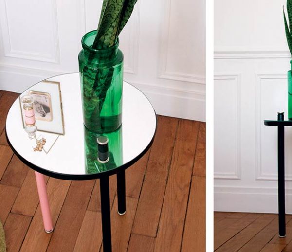 Tuto : Fabriquez une table d'appoint Art déco avec un miroir