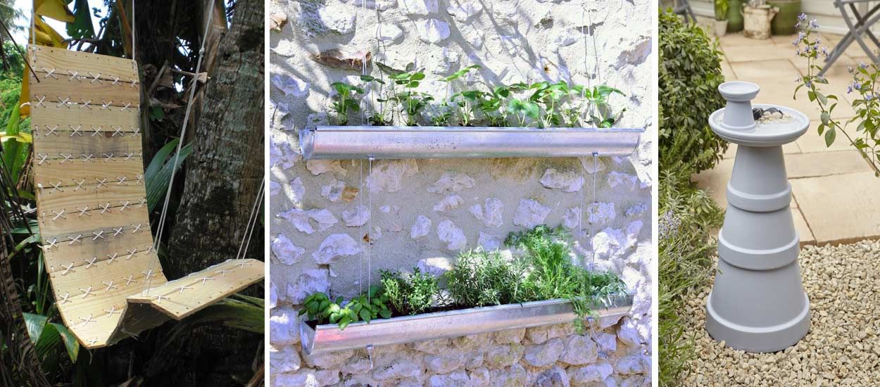 15 tutos récup' ou ludiques pour un jardin extraordinaire !