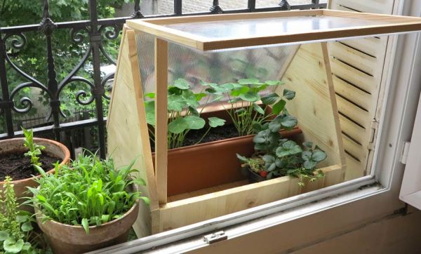 Tuto : Fabriquez une petite serre de balcon pour cultiver en ville !