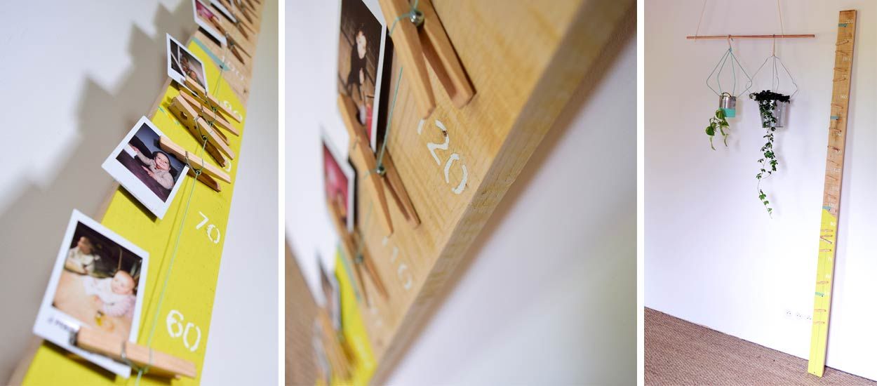 Comment fabriquer une toise en bois avec des photos ?