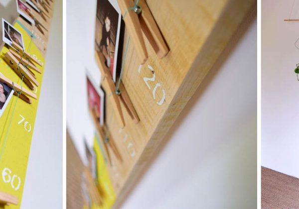 Cadeau De Naissance Original Fabriquez Une Toise En Bois Avec Photos