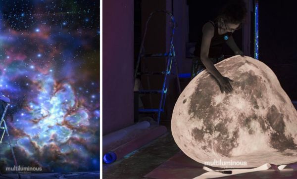 Ces incroyables fresques murales brillent dans l'obscurité et bien plus encore