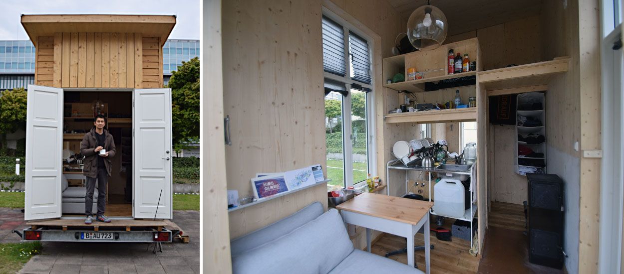 La solution de cet architecte contre les loyers élevés : vivre dans 6,4 m2