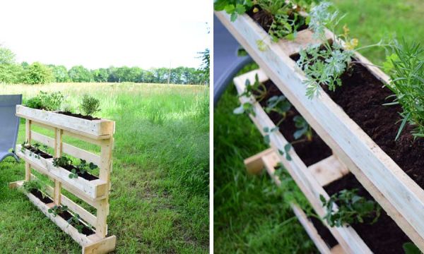 Comment fabriquer une jardinière verticale en palette ?