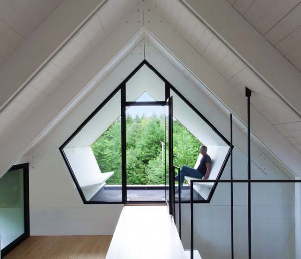 Une maison étonnante avec vue sur la cime des arbres