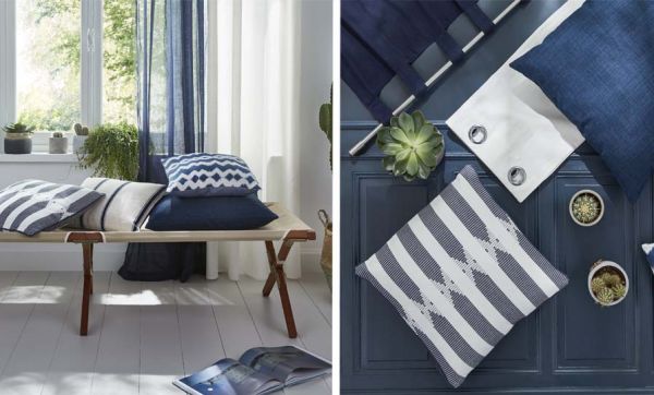 Déco : le bleu indigo, couleur de saison