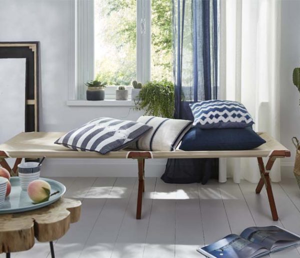 Déco : le bleu indigo, couleur de saison
