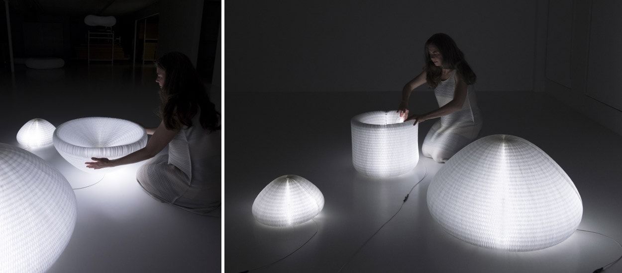 Fascinant : Cette lampe ultra-fluide change de forme à l'infini