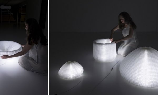 Fascinant : Cette lampe ultra-fluide change de forme à l'infini