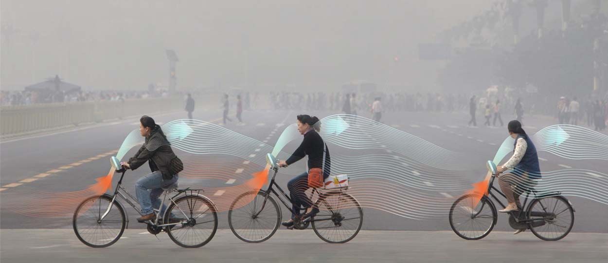 Pédaler pour dépolluer l'air des villes