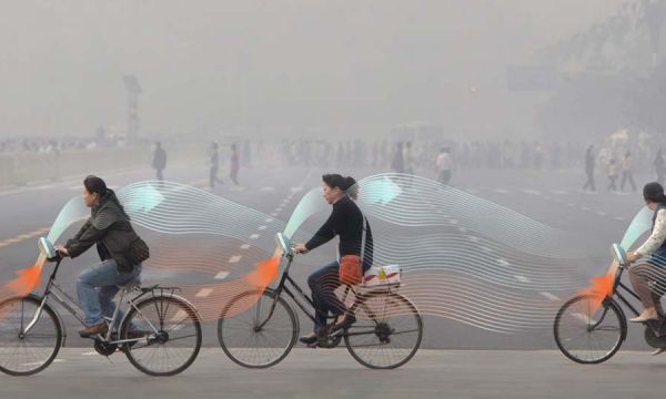 Pédaler pour dépolluer l'air des villes