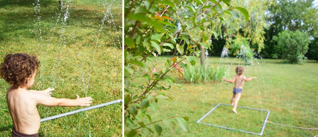 Tuto : Fabriquez un jeu d'eau pour vos enfants à moins de 15 euros