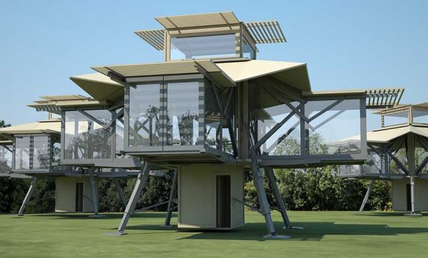 Cette étonnante maison modulable et écolo se déplie en 8 minutes