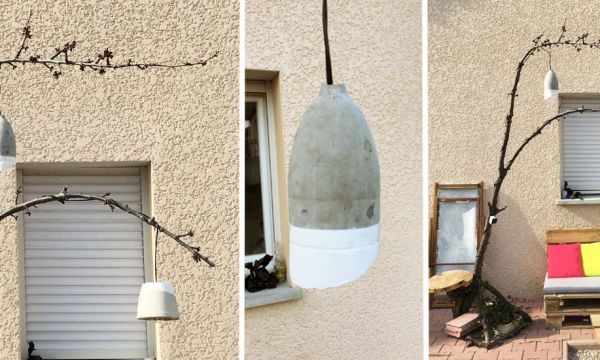 Tuto : Fabriquez des lampes de jardin en béton pour 6 € seulement