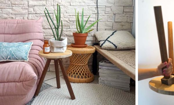 Tuto : Une jolie table d'appoint nordique vraiment facile à fabriquer