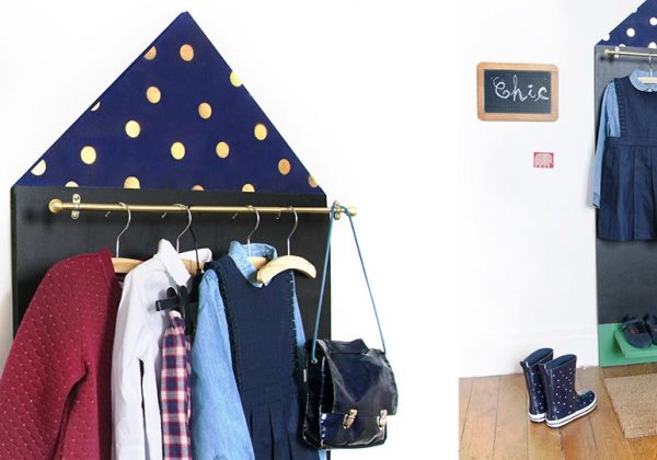 Diy Un Portant Mural Design Pour Vos Enfant 18h39 Fr