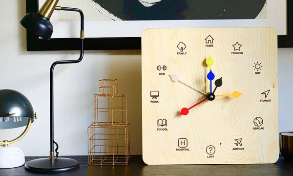 Découvrez Eta clock, l'horloge inspirée de la pendule des Weasley dans Harry Potter