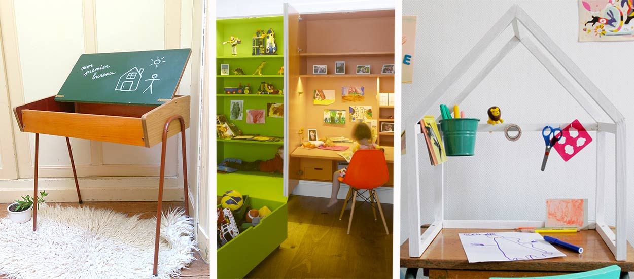 Déco chambre d'enfant : Des idées de bureaux pour les filles et les garçons  
