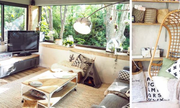 Douceur scandinave au cœur de la verdure : bienvenue chez l'Instagrameuse Vert-de-gris