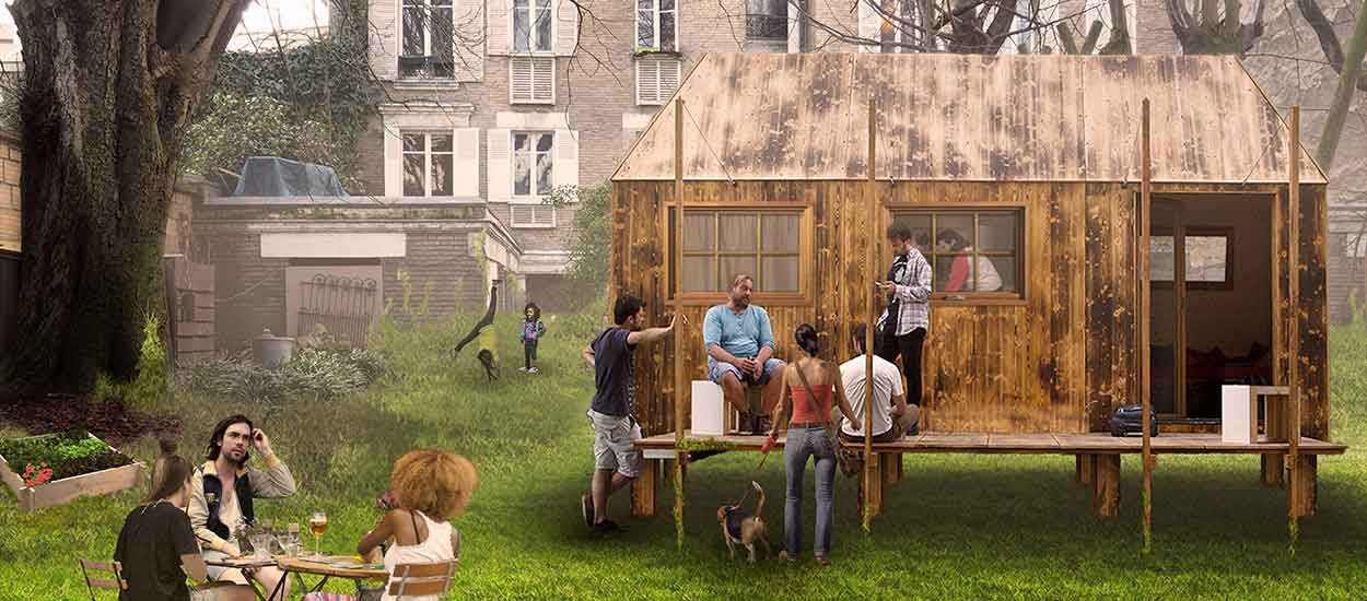 Des tiny houses dans nos jardins pour accueillir les personnes réfugiées