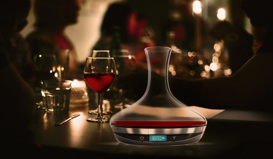 Avec cette carafe du futur votre vin sera toujours à la température idéale