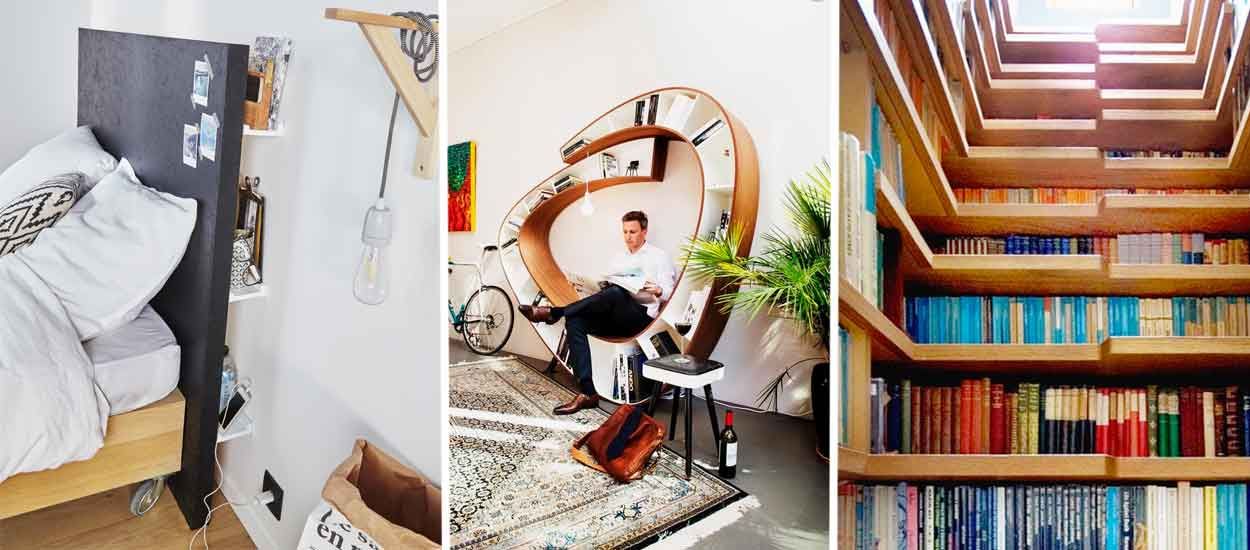 Mieux qu'une bibliothèque : 16 rangements surprenants pour vos