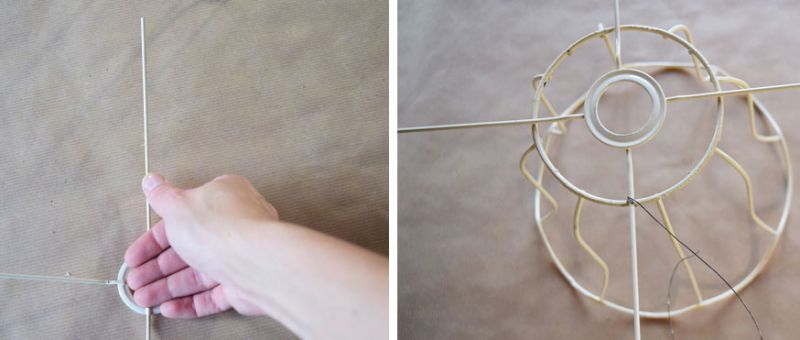 Fabriquer Une Carcasse D'abat Jour En Fil De Fer Comment fabriquer une suspension avec une carcasse d'abat-jour