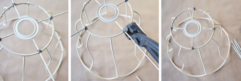Fabriquer Une Carcasse D'abat Jour En Fil De Fer Comment fabriquer une suspension avec une carcasse d'abat-jour