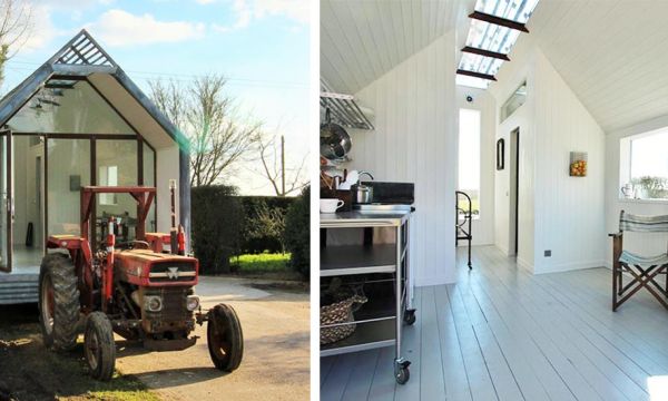 Une tiny house construite comme une cabane de berger ultra-contemporaine