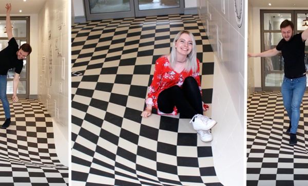 Ce drôle de couloir va vous faire perdre l'équilibre !