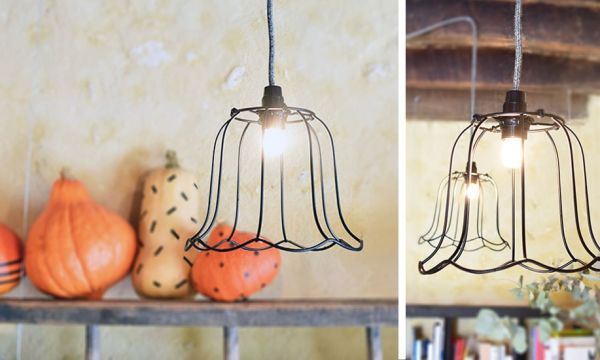 Comment fabriquer une suspension avec une carcasse d'abat-jour