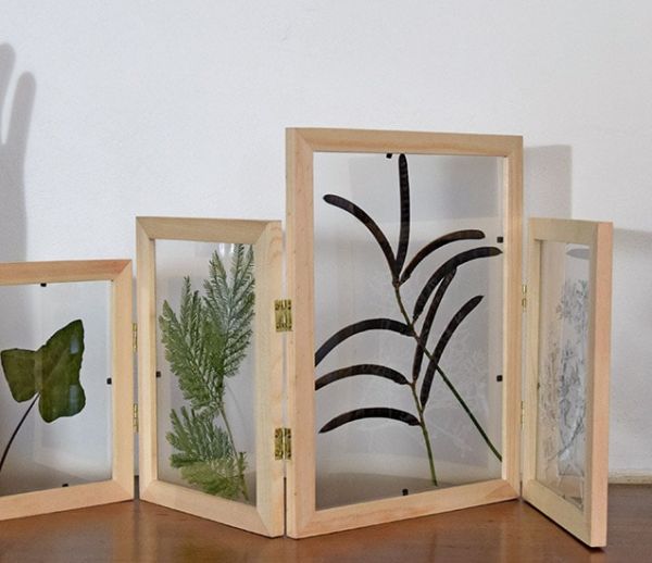 Tuto déco : avec 4 cadres, fabriquez vous même votre herbier tendance !