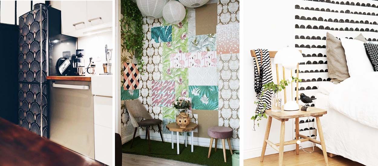 10 idées originales pour pimper facilement son intérieur avec du papier peint !