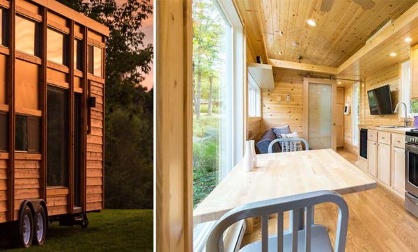 Cette tiny house écolo peut accueillir jusqu'à 10 personnes !