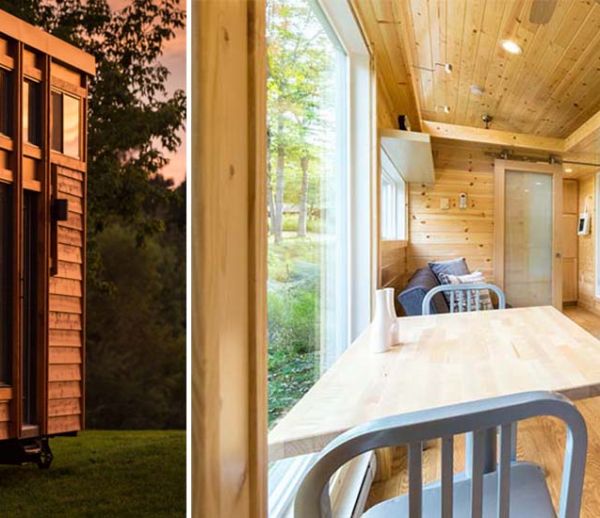 Cette tiny house écolo peut accueillir jusqu'à 10 personnes !