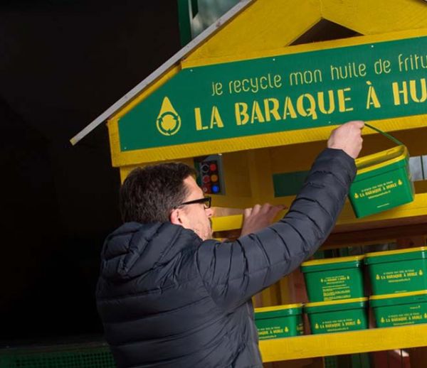 La Baraque à huile vous aide à transformer votre huile de friture en biocarburant