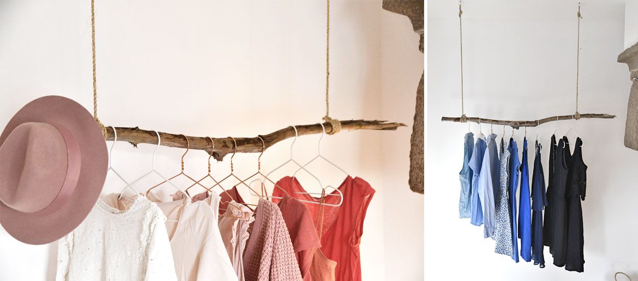 Tuto : Fabriquez une penderie suspendue tendance Boho chic !