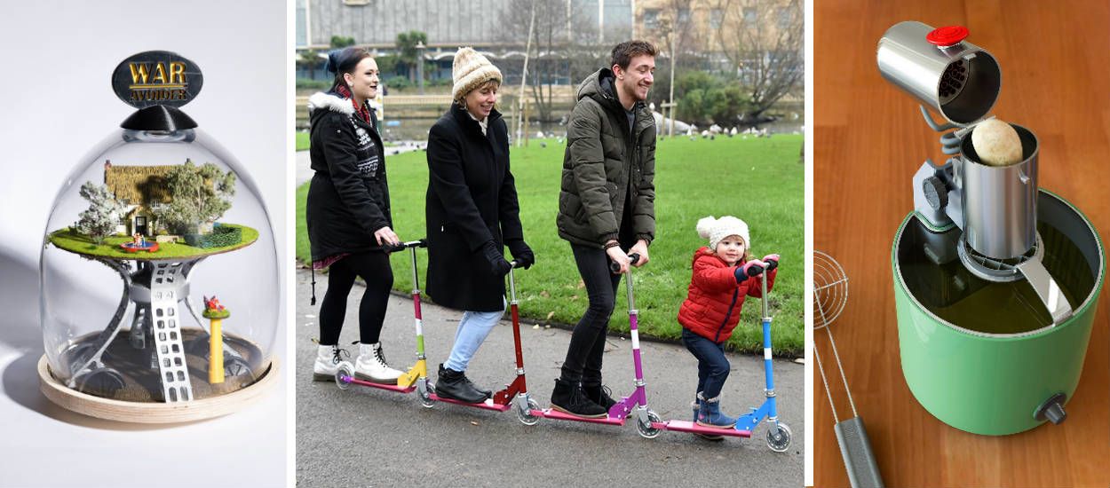 Il transforme des inventions d'enfants loufoques ou utiles en véritables objets