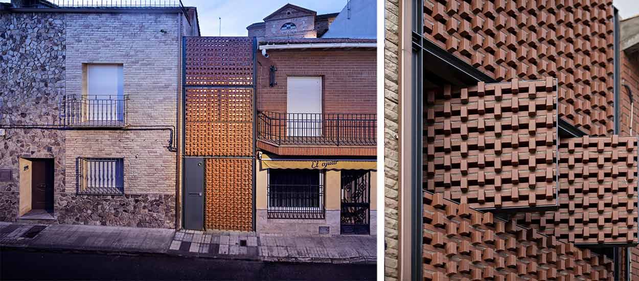 Coincée entre deux maisons, cette habitation mise sur l'originalité !