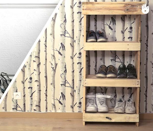 Comment réaliser un meuble à chaussures en bois de palettes ?