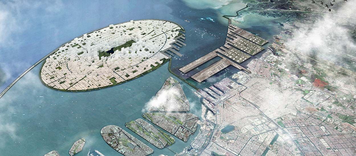 Un projet d'île artificielle gigantesque en Indonésie pour faire face au changement climatique