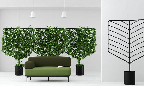 Ces panneaux végétaux forment d'élégants paravents design !