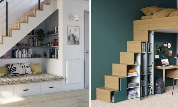 17 idées brillantes pour aménager l'espace sous l'escalier