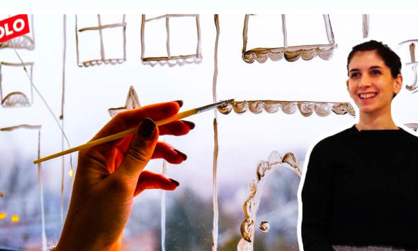 Astuce écolo de Noël : utilisez le blanc de Meudon pour décorer vos vitres !