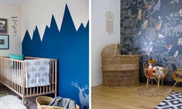 9 chambres de bébé hyper tendance qui changent des couleurs pastel