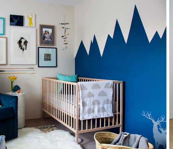 9 chambres de bébé hyper tendance qui changent des couleurs pastel