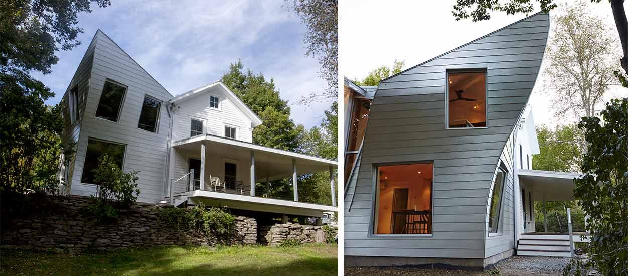 Cette maison biscornue raconte une drôle d'histoire