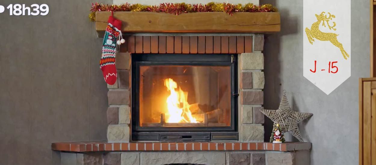 J-15 : Réchauffez-vous avec notre vidéo de feu de cheminée !